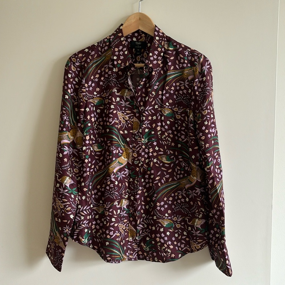 Drakes for J. Crew Silk Top